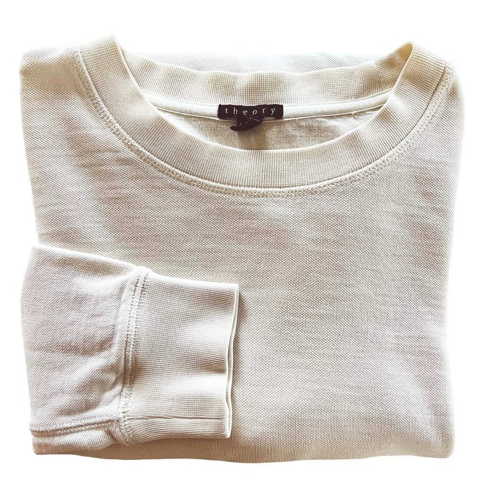 Theory Cotton Crewneck Sweatshirt